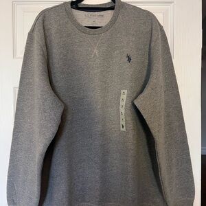 U.S. Polo Assn. Heather Gray Crewneck